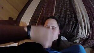 Lost bet equals I get to jerk off all over your pretty face