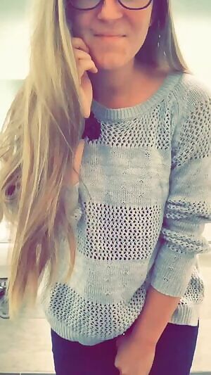 new angle, same titties hiding from my boss in the bathroom