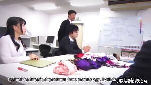Yui Ayase Hot Threesome At The Office