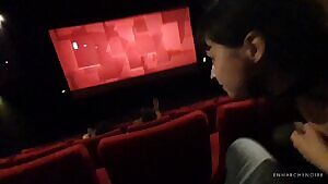 We almost got caught sucking him at the cinema 🤫