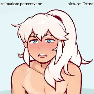 Cody riding, animated