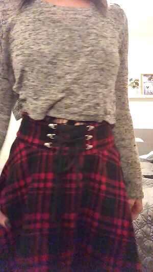 Can’t wait to nonchalantly show him what’s waiting under my skirt