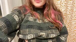 did you expect e cups to pop out of my cozy sweater? 🤭