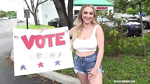 Hot Blonde with Great Tits