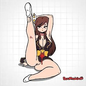 Chun-Li, Stretching Is Important!