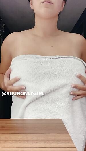 Just “hopping” on the towel drop trend 😋