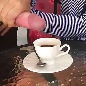 Fresh almond-milk alternative always available at this coffee shop...