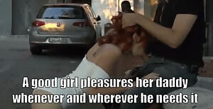 When he says get on your knees, I get on my knees