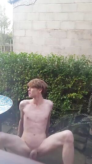 White gf takes black cock on the stairway