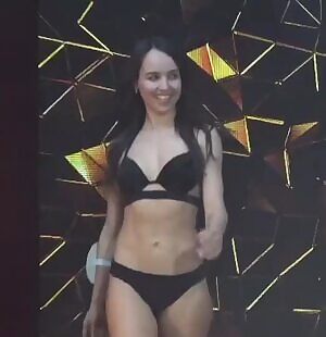 non professional model but ass is good