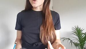 ASMR Haircut turns into HOT Topless JOI