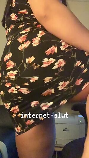 v just showing off my booty under my dress