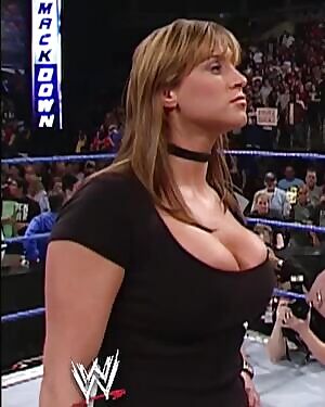 Stephanie McMahon size of this sluts tits