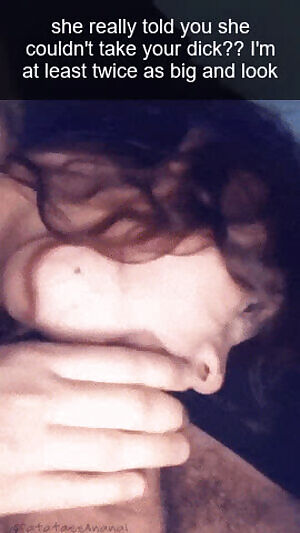 She never did that to you and told you it was too big for her. It's not.