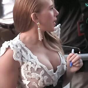 Scarlett Johansson and her tits looking real good