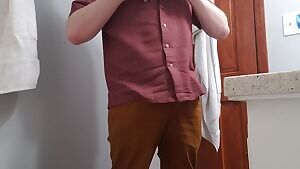 Disrobing after a LONG day