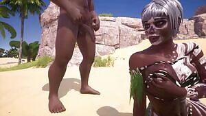 Bol and Lala on the Beach - video made with 