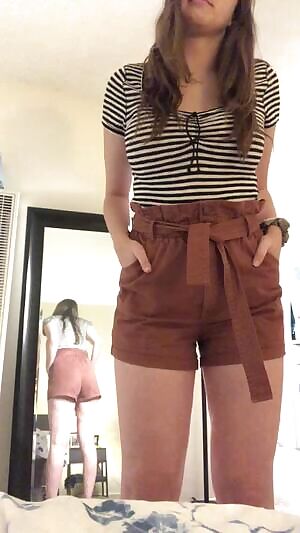 Me undressing with a titty drop in there