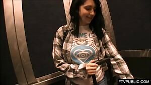 Flashing and getting groped