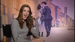 When you ask mommy Anne Hathaway if you can suck her tits