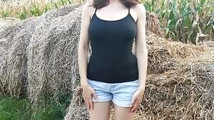 Dropped My Pants Right Next To A Bike Trail, No Risk No Fun!💕