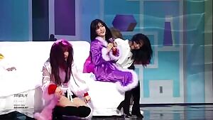 RED VELVET on bed in PJs