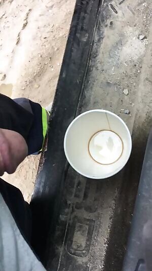 Filling my coffee cup back up