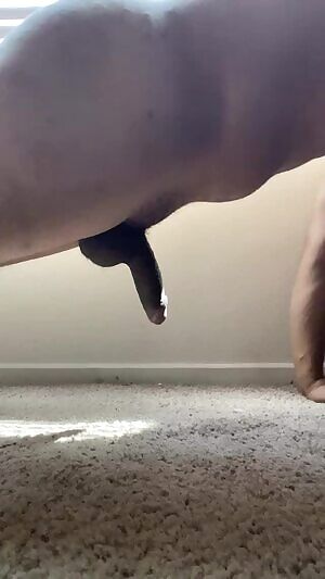 Decided to do some push ups before a shower