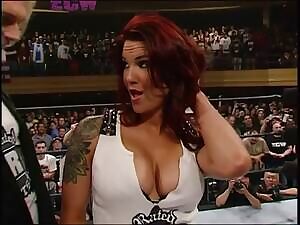 Edge and Lita tongue action