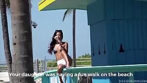 Your daughter has been going to the “beach” almost every day