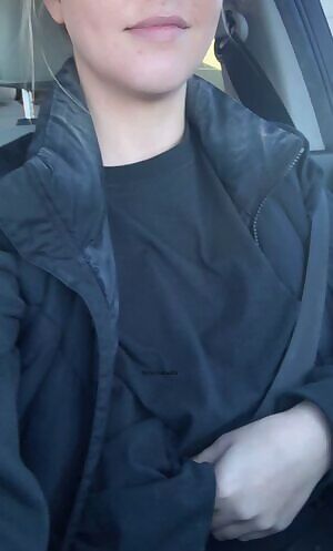 Do you think the other drivers notice what I'm hiding under this shirt?