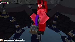 Meru strapped down and toyed