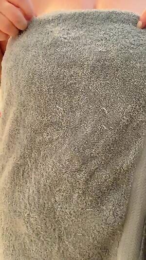 Shake it off post shower, ready to get dirty again 😉