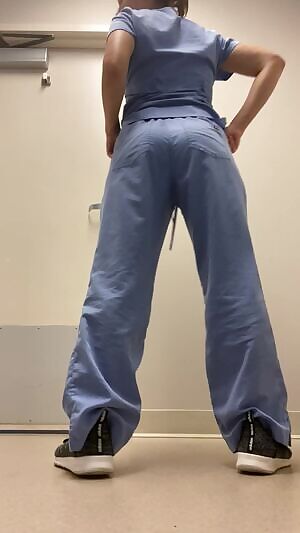 Another shift, another bathroom, and another butt plug ;)