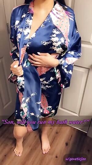 Son, will you run my bath water?