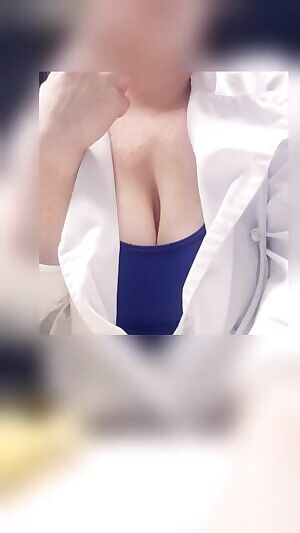 Where did Ginger get away with flashing her big tits?